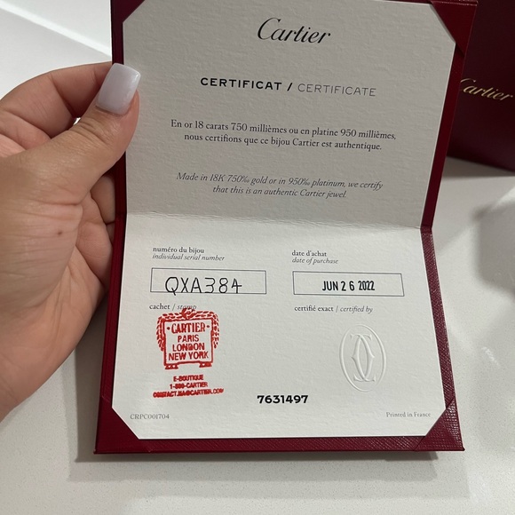cartier ring 18 k authentic - Picture 4 of 7